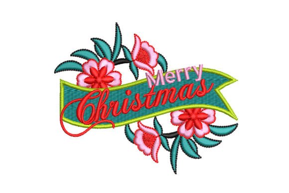 Floral Merry Christmas