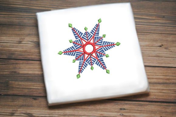 Multi-Colored Snowflake