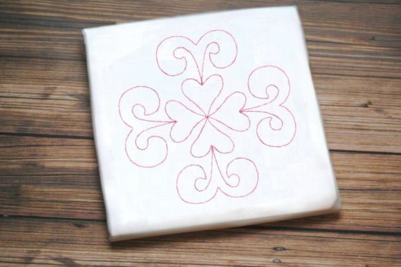 Pink One Line Flower