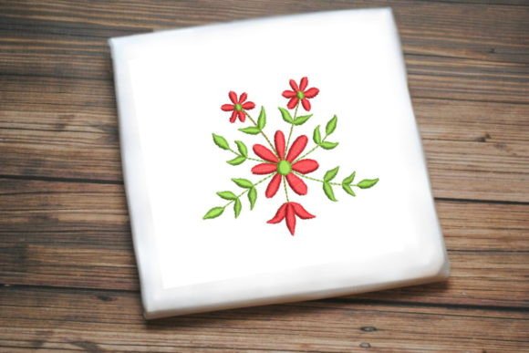 Red Green Flower Ring